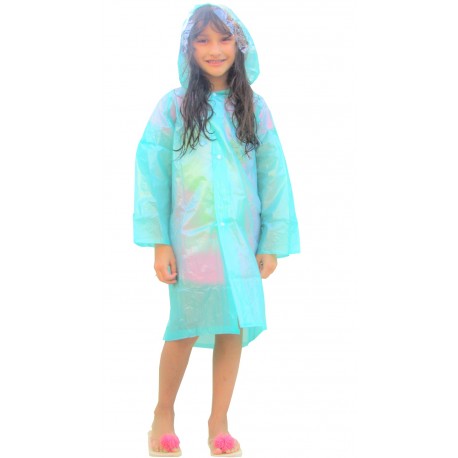 Jellybean Green Raincoat